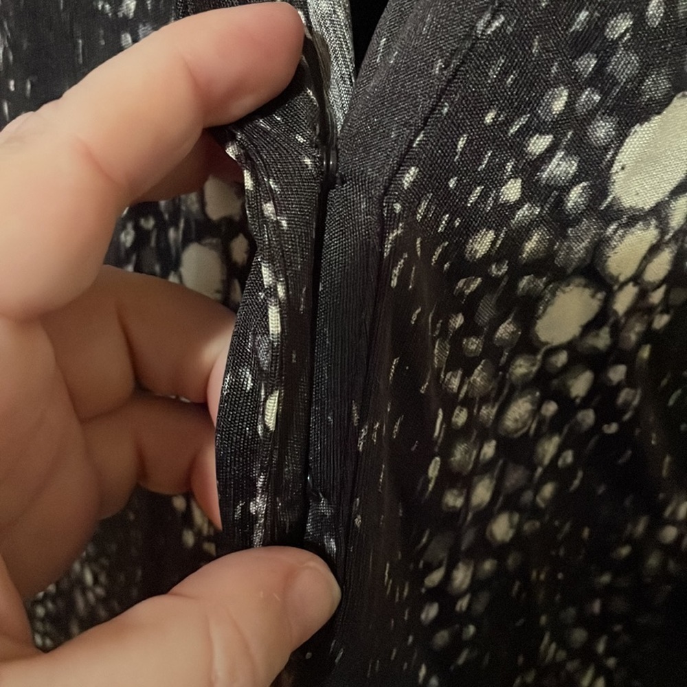 Ulla Johnson Grey V-Neck Python Print Midi Dress - image 6